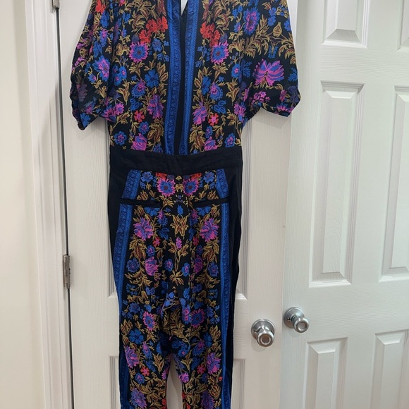 Anthropologie Multicolor Floral Jumpsuit - Picture 6 of 8